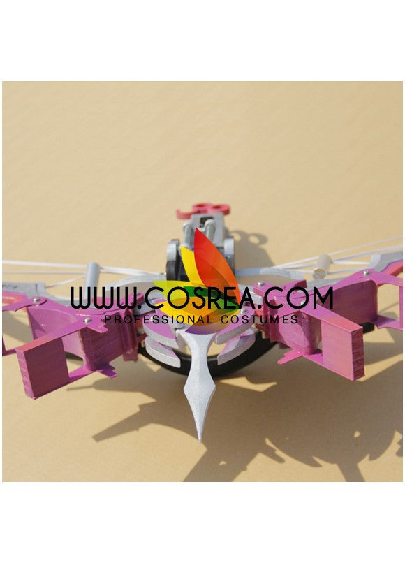 Cosrea prop Final Fantasy 13 2 Serah Farron Transformable Bow Pink Cosplay Prop