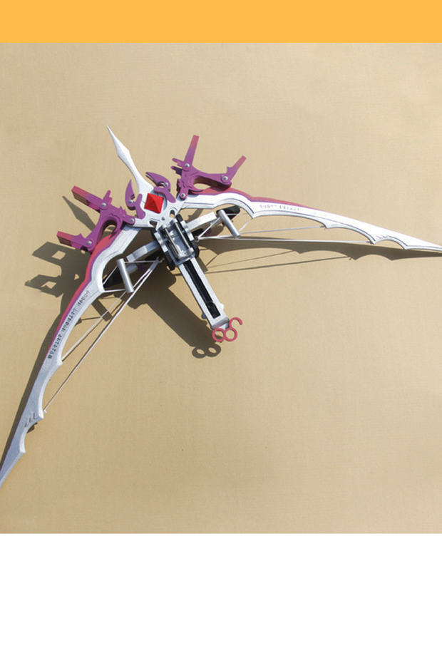 Cosrea prop Final Fantasy 13 2 Serah Farron Transformable Bow Pink Cosplay Prop