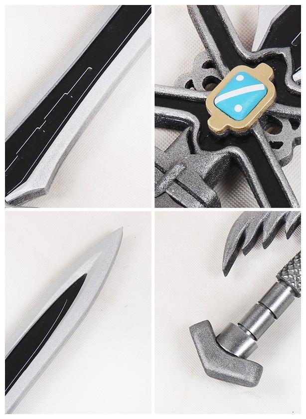 Cosrea prop Final Fantasy 15 Ignis Scientia Double Sword Cosplay Prop
