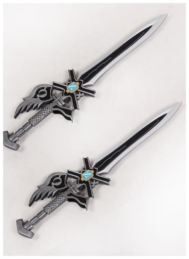 Cosrea prop Final Fantasy 15 Ignis Scientia Double Sword Cosplay Prop