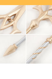 Cosrea prop Fire Emblem Azura Staff Cosplay Prop