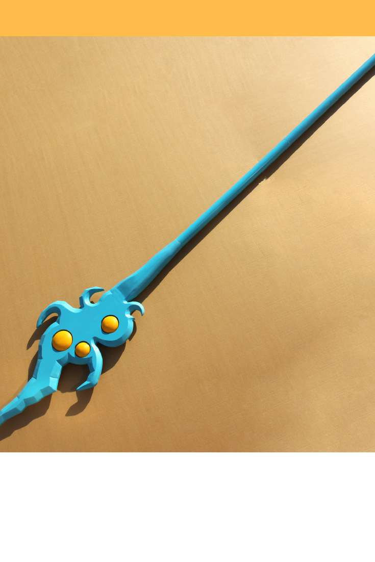 Cosrea prop League of Legend Janna Classic Staff Cosplay Prop