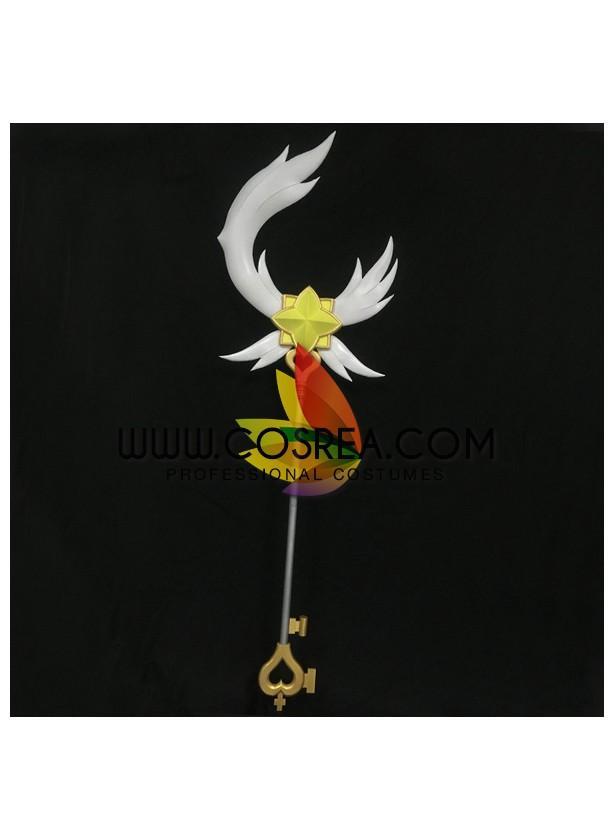 Cosrea prop League Of Legend Star Guardian Soraka Staff Cosplay Prop