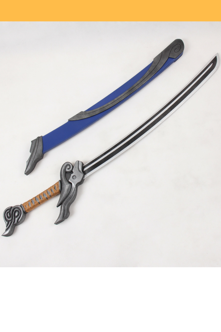Cosrea prop League of Legend Yasuo Classic Skin Cosplay Prop