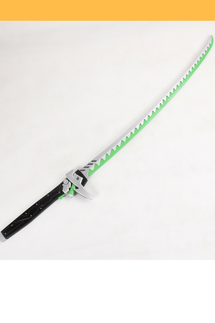 Cosrea prop Overwatch Genji Katana Sword Cosplay Prop