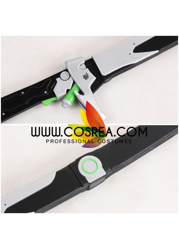 Cosrea prop Overwatch Genji Upgraded Katana Sword Cosplay Prop