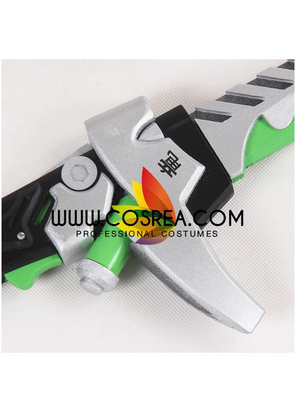 Cosrea prop Overwatch Genji Upgraded Katana Sword Cosplay Prop
