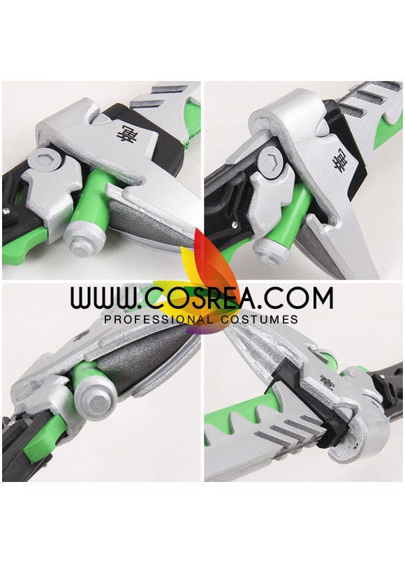 Cosrea prop Overwatch Genji Upgraded Katana Sword Cosplay Prop