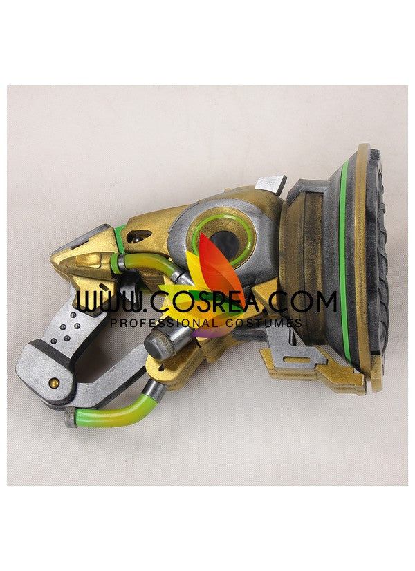Cosrea prop Overwatch Lucio Blaster Golden Cosplay Prop