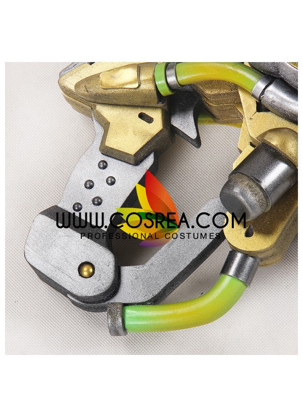 Cosrea prop Overwatch Lucio Blaster Golden Cosplay Prop
