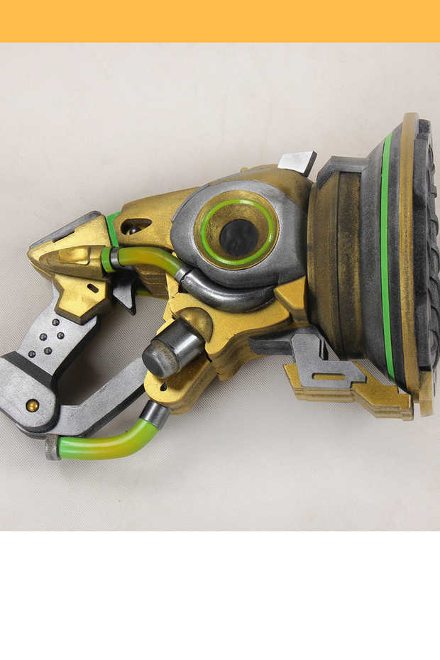 Cosrea prop Overwatch Lucio Blaster Golden Cosplay Prop