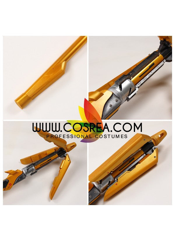 Cosrea prop Overwatch Mercy Golden Version Cosplay Prop