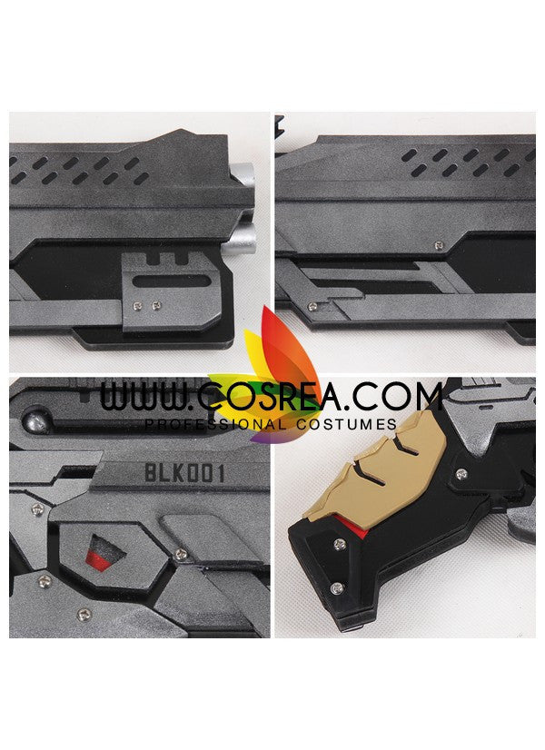 Cosrea prop Overwatch Reaper Hellfire Shotguns Black Cosplay Prop