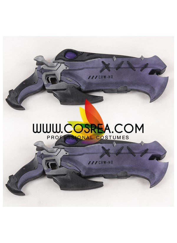 Cosrea prop Overwatch Reaper Hellfire Shotguns Cosplay Prop