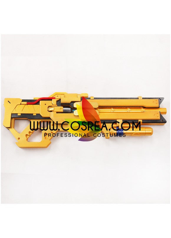 Cosrea prop Overwatch Soldier 76 Heavy Pulse Rifle Gold Cosplay Prop