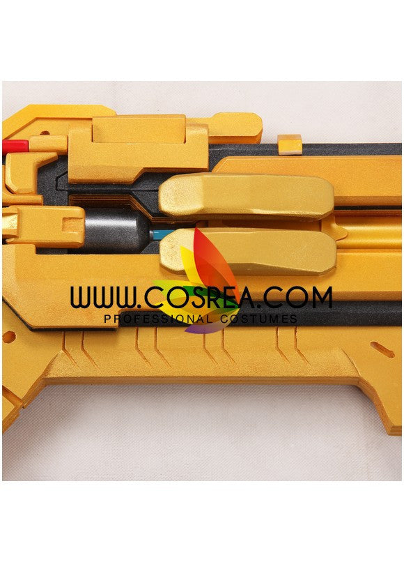 Cosrea prop Overwatch Soldier 76 Heavy Pulse Rifle Gold Cosplay Prop