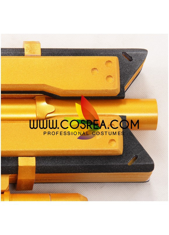 Cosrea prop Overwatch Soldier 76 Heavy Pulse Rifle Gold Cosplay Prop