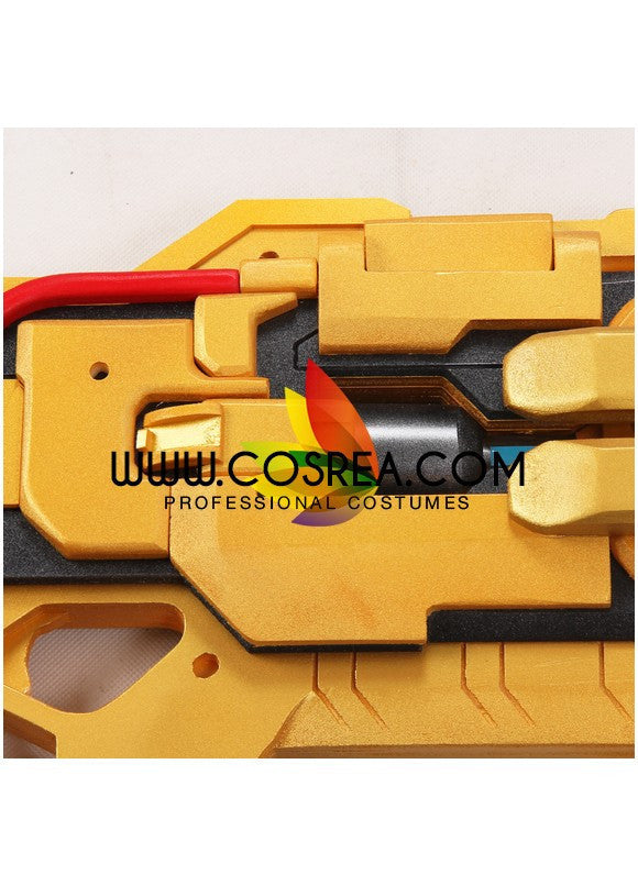 Cosrea prop Overwatch Soldier 76 Heavy Pulse Rifle Gold Cosplay Prop
