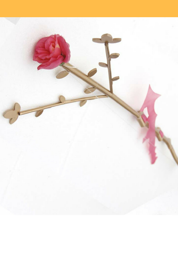 Cosrea prop Puella Magi Madoka Magica Rose Branch Bow Cosplay Prop