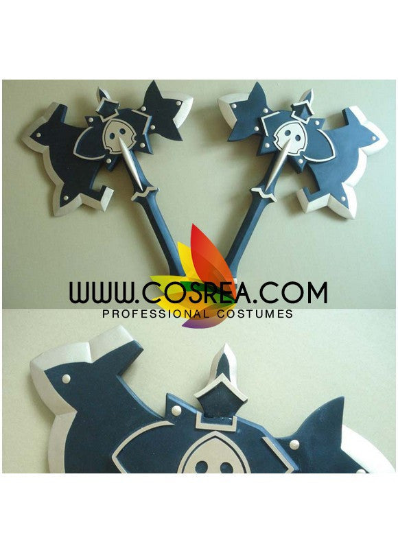 Cosrea prop Queen's Blade Rebellion Axe Set Cosplay Prop