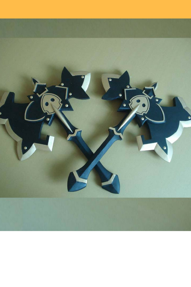 Cosrea prop Queen's Blade Rebellion Axe Set Cosplay Prop