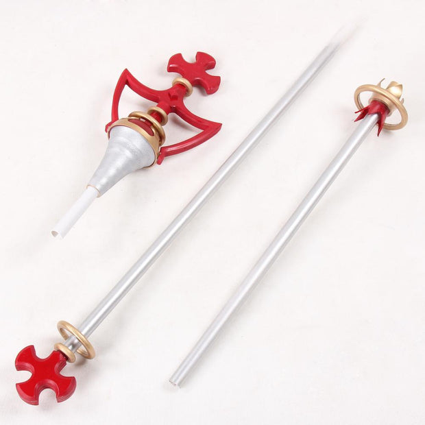 Cosrea prop Ragnarok Online High Priestess Staff Cosplay Prop