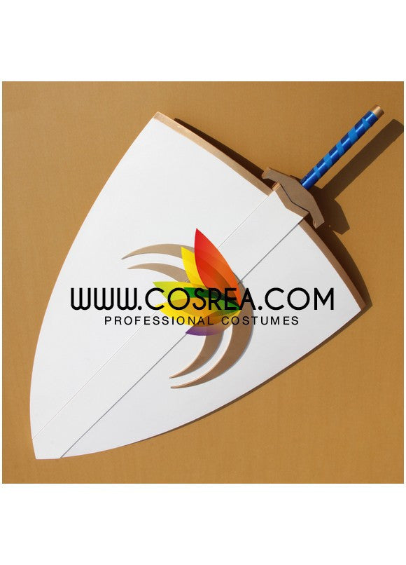 Cosrea prop RWBY Juane Arc Crocea Mors Sword With Shield Cosplay Prop