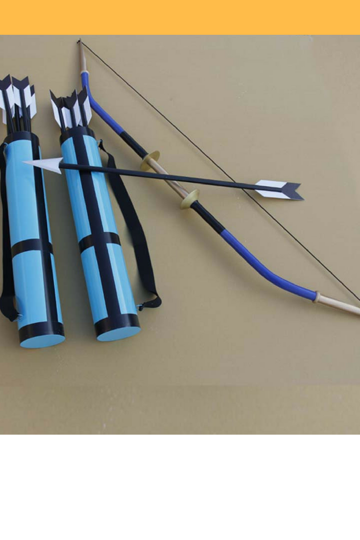 Cosrea prop Samurai Warrior Mori Ranmaru Bow Set Cosplay Prop
