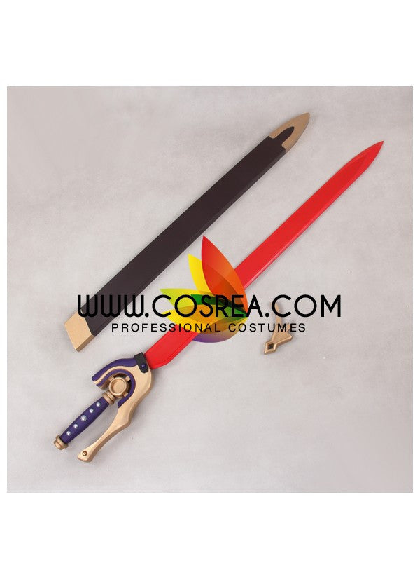 Cosrea prop Seraph Of The End Crowley Eusford Red Version Cosplay Prop