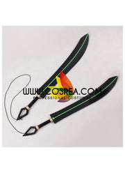 Cosrea prop Seraph Of The End Shiho Kiseki O Double Sword Cosplay Prop