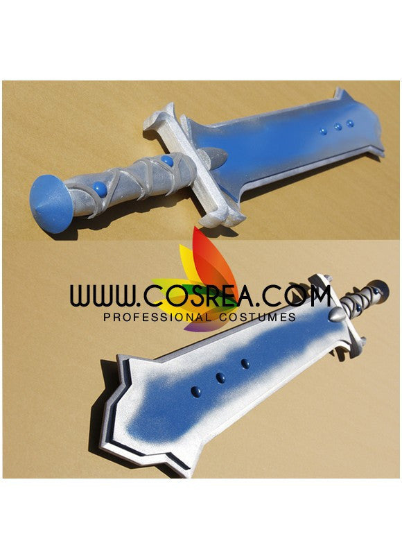 Cosrea prop Tales of Phantasia Double Sword Cosplay Prop