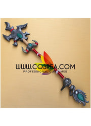 Cosrea prop World of Wacraft Tyrannical Gladiator's Battle Staff Cosplay Prop