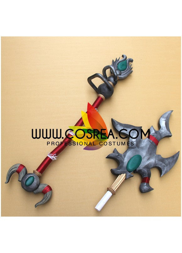 Cosrea prop World of Wacraft Tyrannical Gladiator's Battle Staff Cosplay Prop