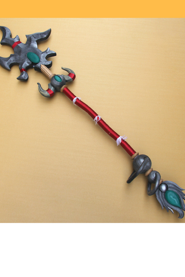 Cosrea prop World of Warcraft Tyrannical Gladiator's Battle Staff Cosplay Prop