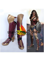 Cosrea shoes DC BVS Wonder Woman Cosplay Shoes