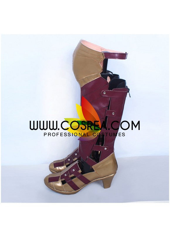 Cosrea shoes DC BVS Wonder Woman Cosplay Shoes