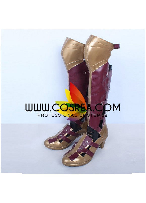 Cosrea shoes DC BVS Wonder Woman Cosplay Shoes