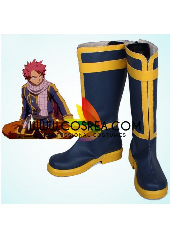 Cosrea shoes Fairy Tail Natsu Dragneel Cosplay Shoes