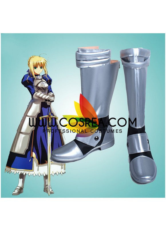 Cosrea shoes Fate Zero Saber Classic Cosplay Shoes