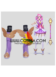 Cosrea shoes League of Legend Lux Cosplay Shoes
