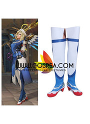 Cosrea shoes Overwatch Mercy Combat Medic Cosplay Shoes