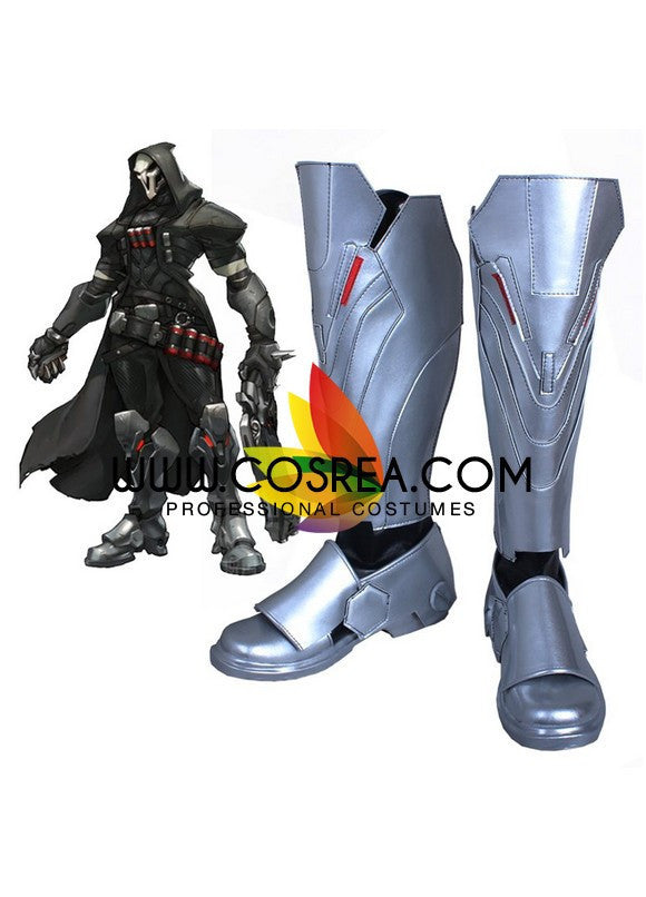 Cosrea shoes Overwatch Reaper Cosplay Shoes