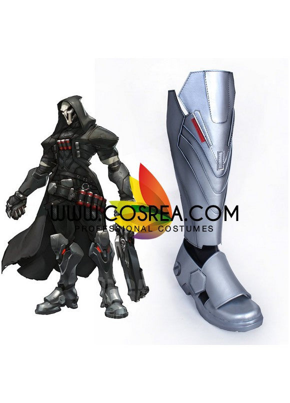 Cosrea shoes Overwatch Reaper Cosplay Shoes