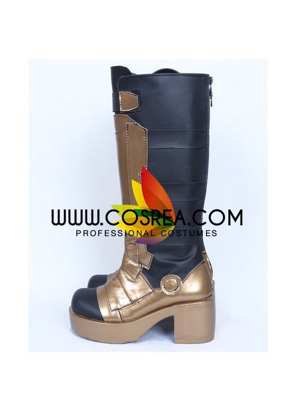 Cosrea shoes Overwatch Soldier 76 Golden Cosplay Shoes