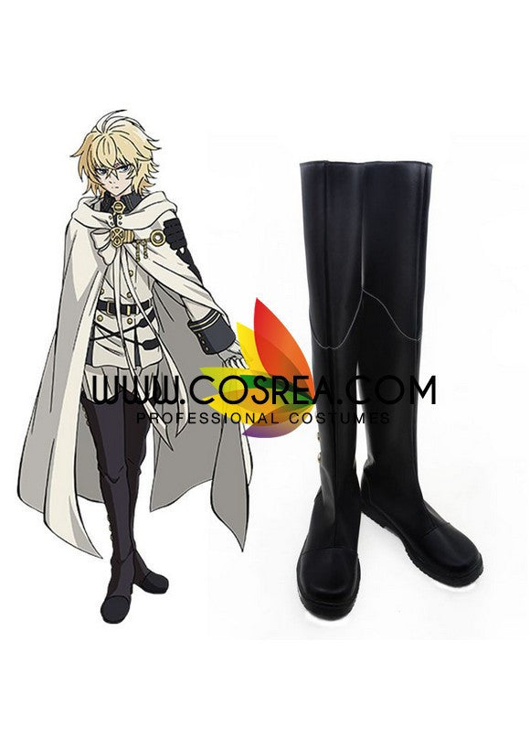 Cosrea shoes Seraph Of The End Mikaela Hyakuya Cosplay Shoes