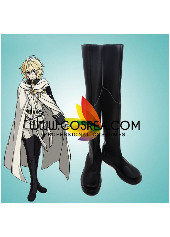 Cosrea shoes Seraph Of The End Mikaela Hyakuya Cosplay Shoes