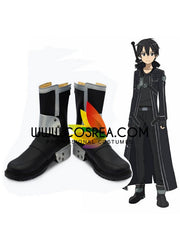 Cosrea shoes Sword Art Online Kirito Black Cosplay Shoes