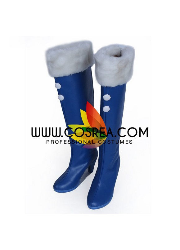 Cosrea shoes Vocaloid Snow Miku Cosplay Shoes