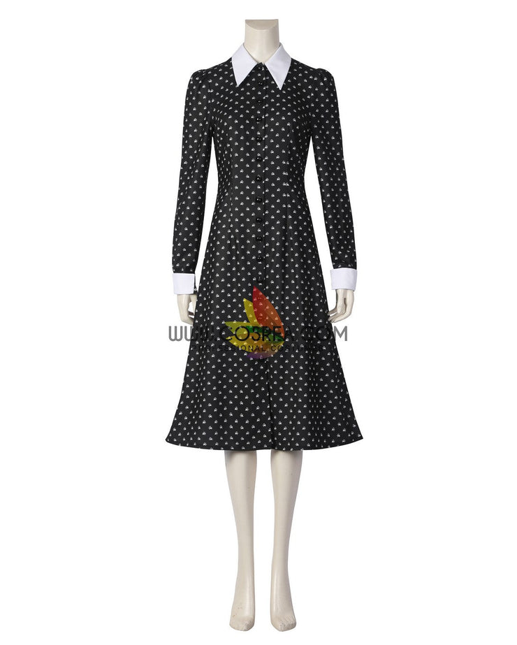 Cosrea TV Costumes Addams Family Wednesday Cosplay Costume