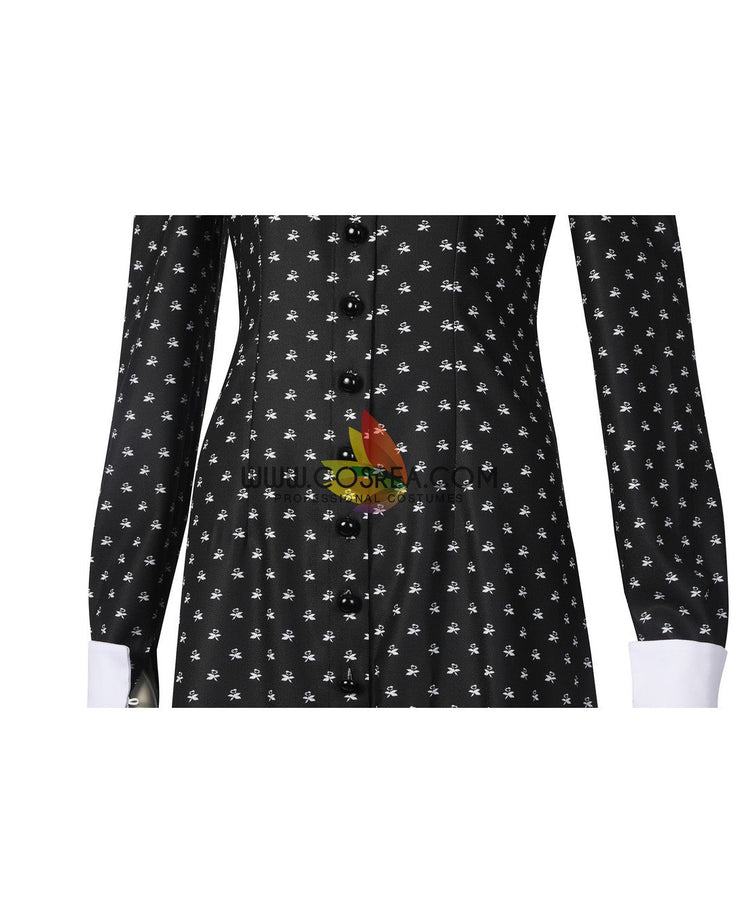 Cosrea TV Costumes Addams Family Wednesday Cosplay Costume